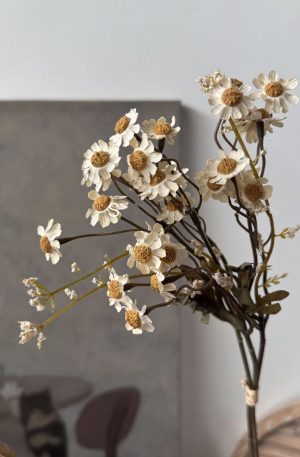 13” Faux Daisies Floral Bunch