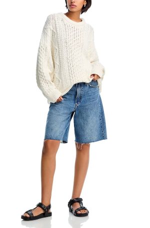 OVERSIZED ARAN SWEATER