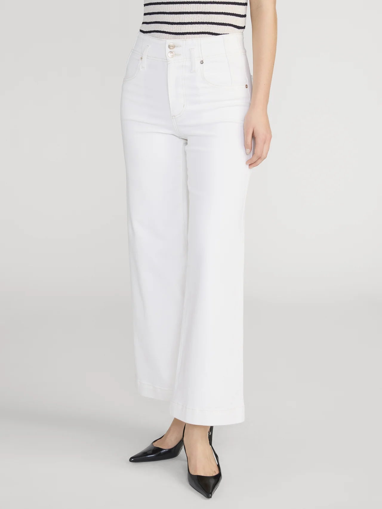 Wide Leg Trouser Crop - Image 2