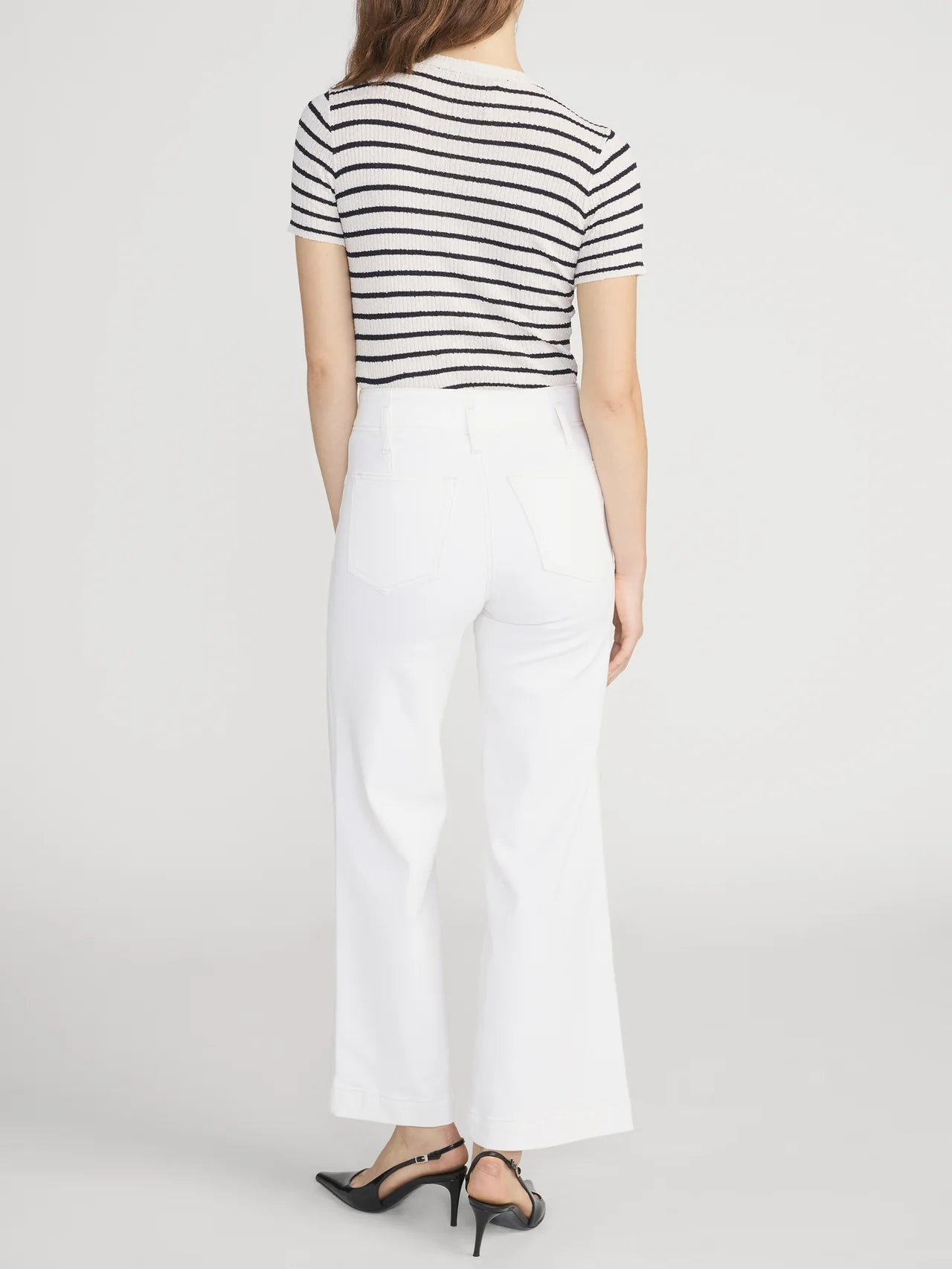 Wide Leg Trouser Crop - Image 4