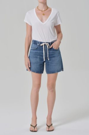 brynn drawstring short in avant (lightwt vintage)