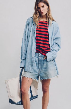 BROOKE SHORT MAIRE BLUE