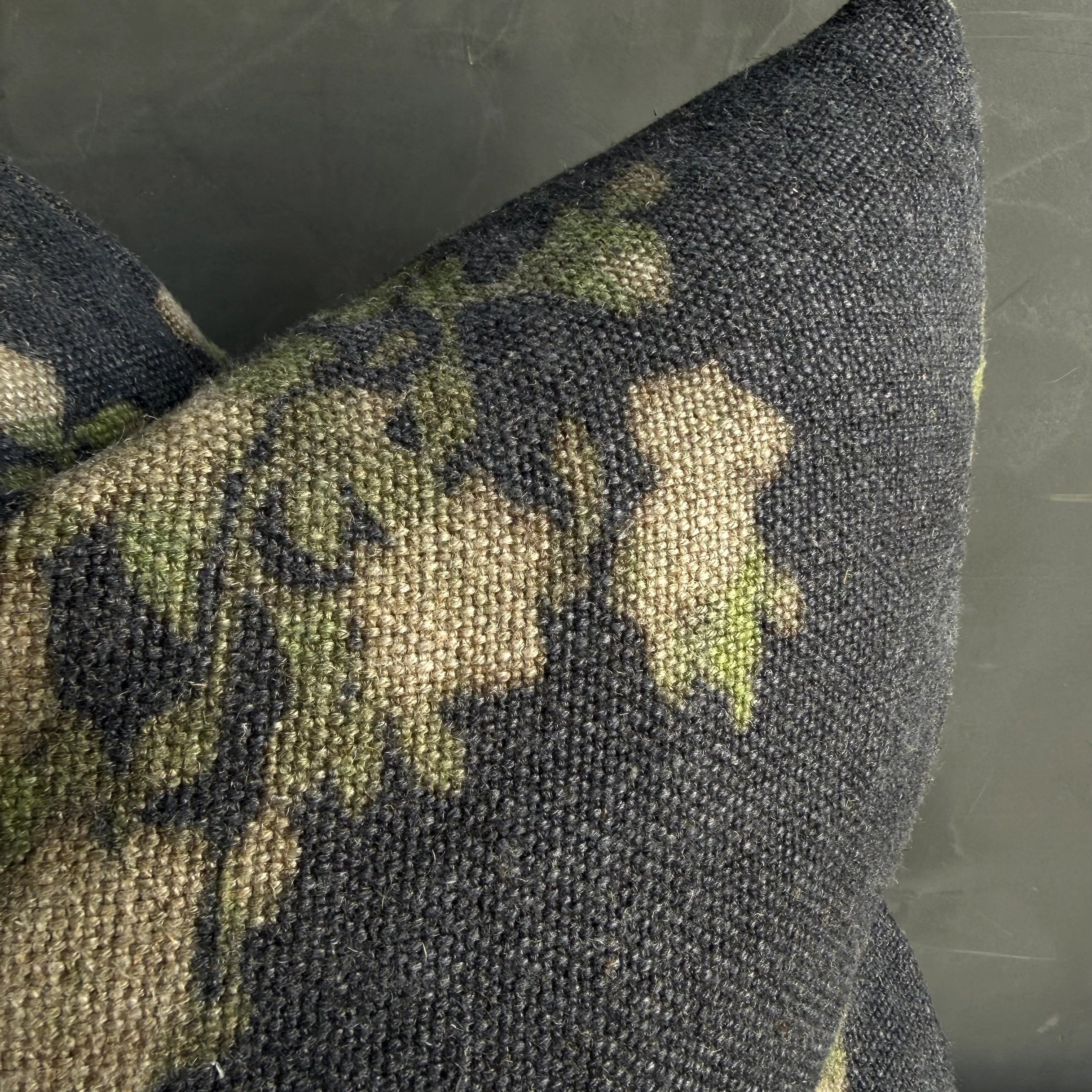 French Linen Roses Pillow - Image 3