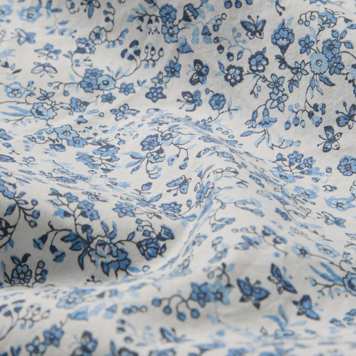 Blue Mini Meadow Euro Sham - Image 2