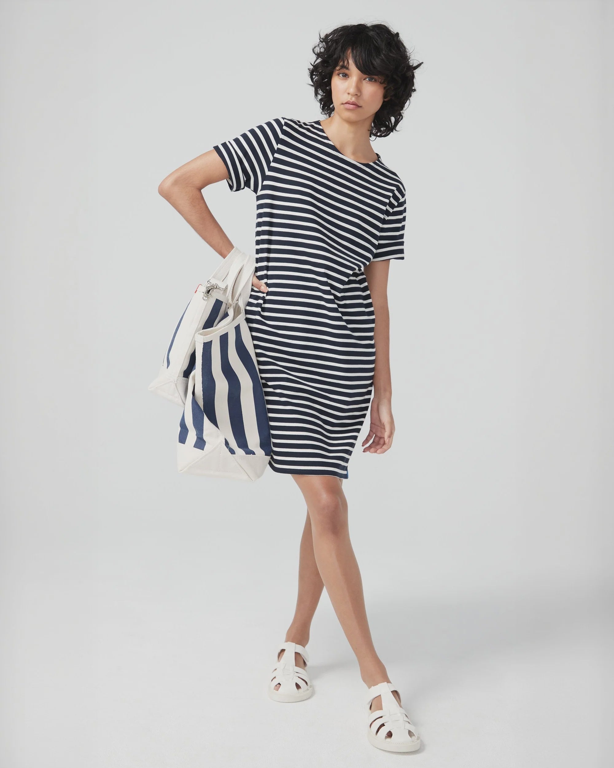 The All Over Striped Tote - Image 2