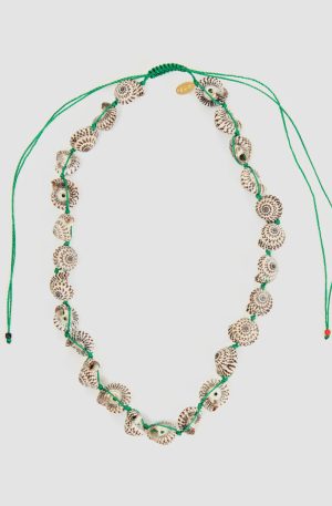 Checker Shell Necklace