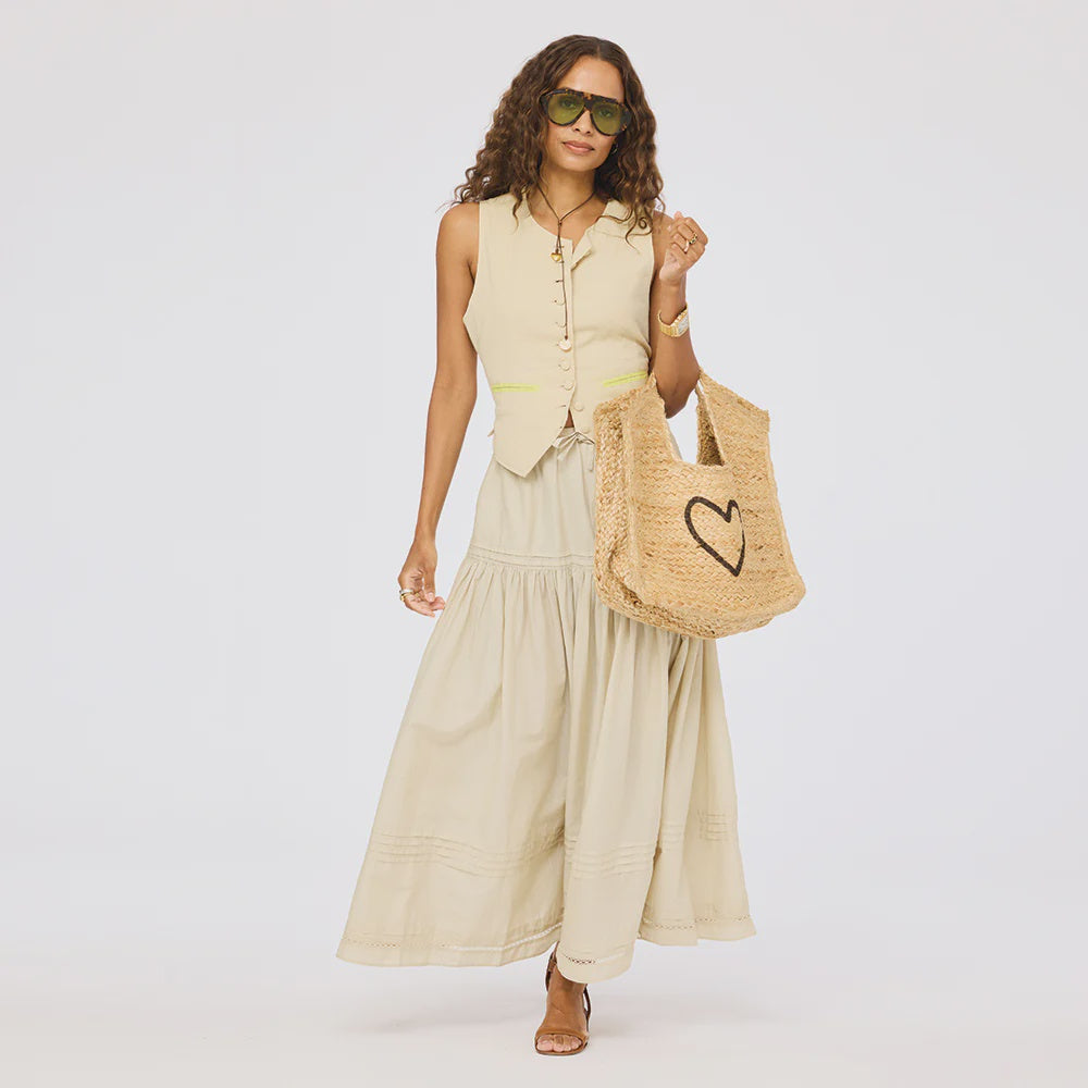 Vacance Pintuck Skirt