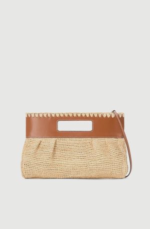 Lena Raffia Clutch