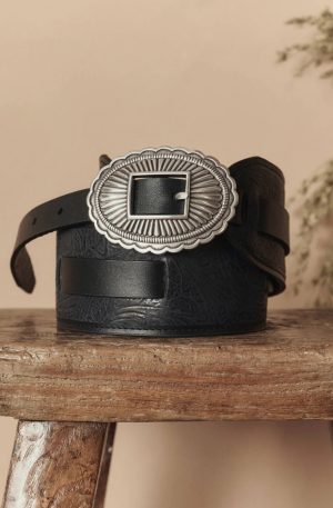 Tooled Waist Belt