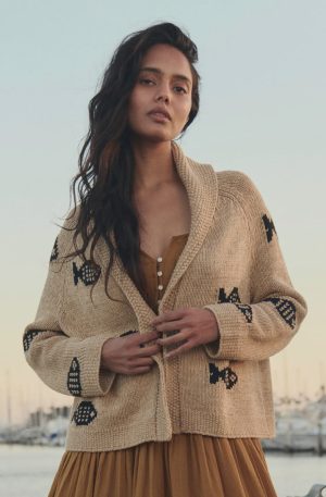 The Swimming Fish Lodge Cardigan