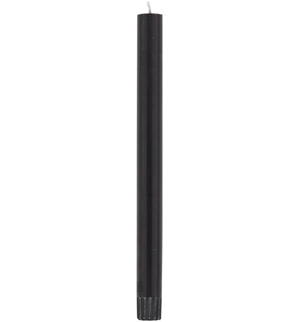 Jet Black Eco Dinner Candles S/2 - Image 2