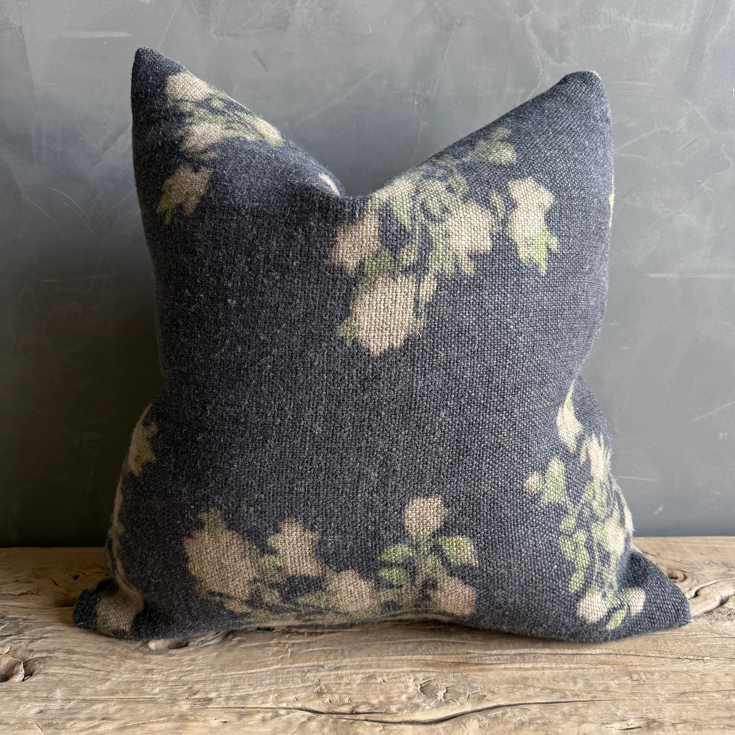 French Linen Roses Pillow - Image 2