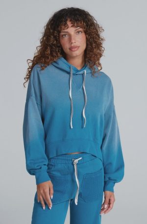 Indigo Dip Dye Hoodie