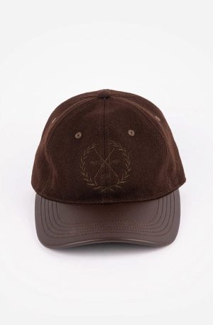 Aven Leather Ball Cap