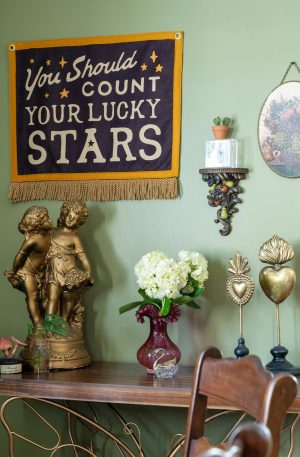 Count Your Lucky Stars Camp Flag