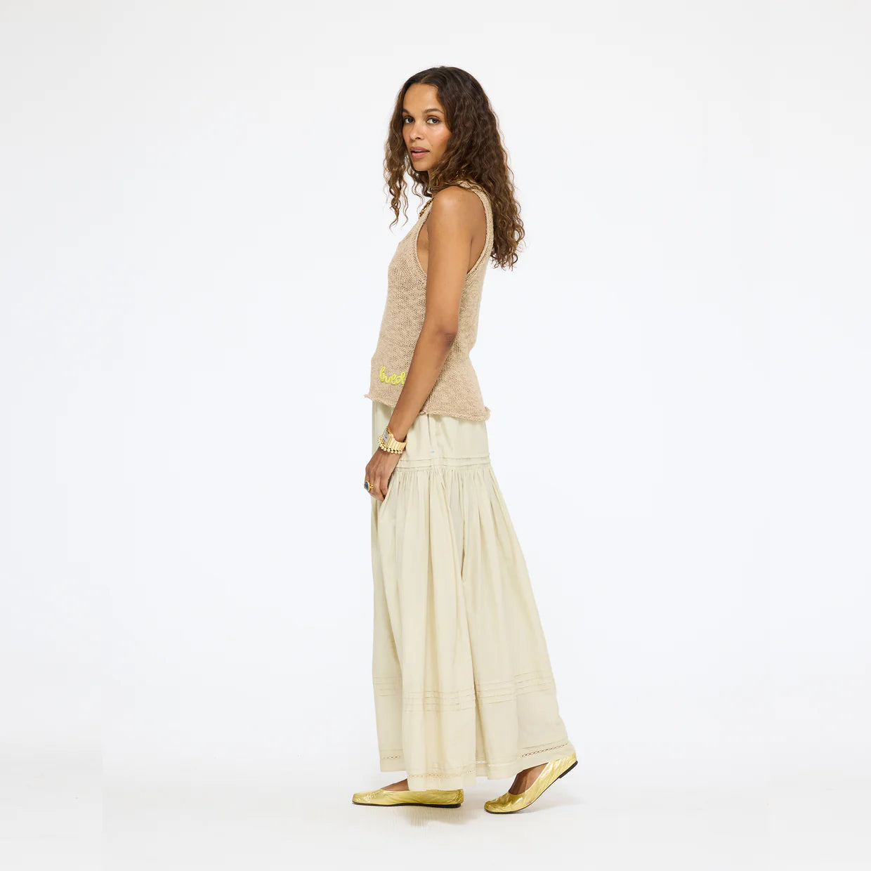 Vacance Pintuck Skirt - Image 4