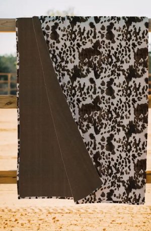 Bella Hide Brown Quilt