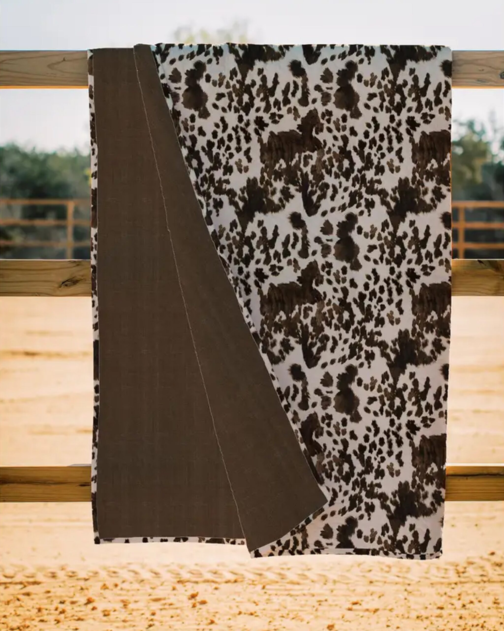 Bella Hide Brown Quilt