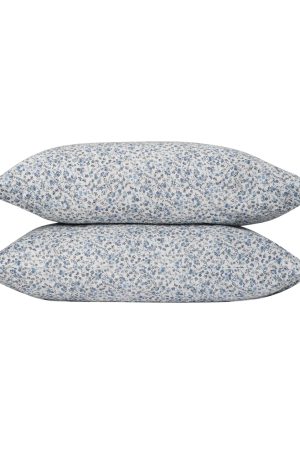 Blue Mini Meadow Euro Sham