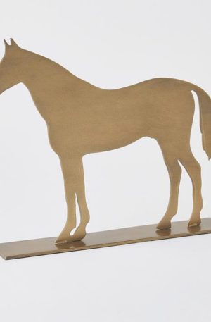 Brass Horse Sculpture