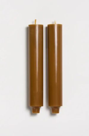 9″ Taper Candle/Burnt Orange