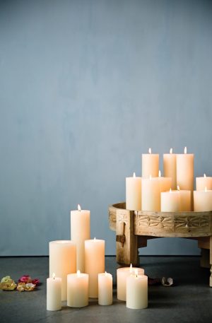Unscented Piller Candle 4×8