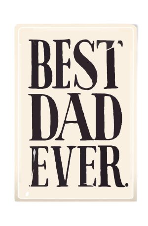 Best Dad Ever Glass Tray 5″x8″
