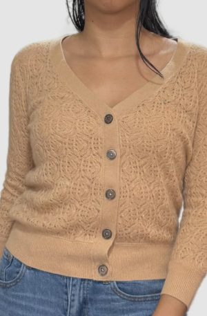 Lace Patch Cardigan