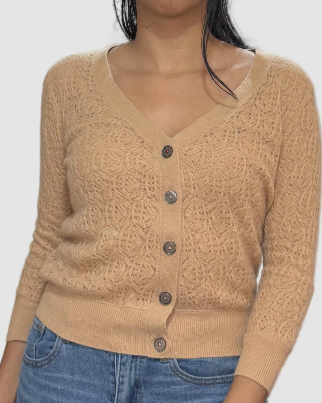 Lace Patch Cardigan
