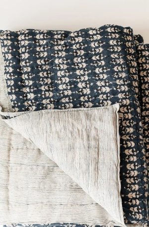 Blossom Block Print Quilt