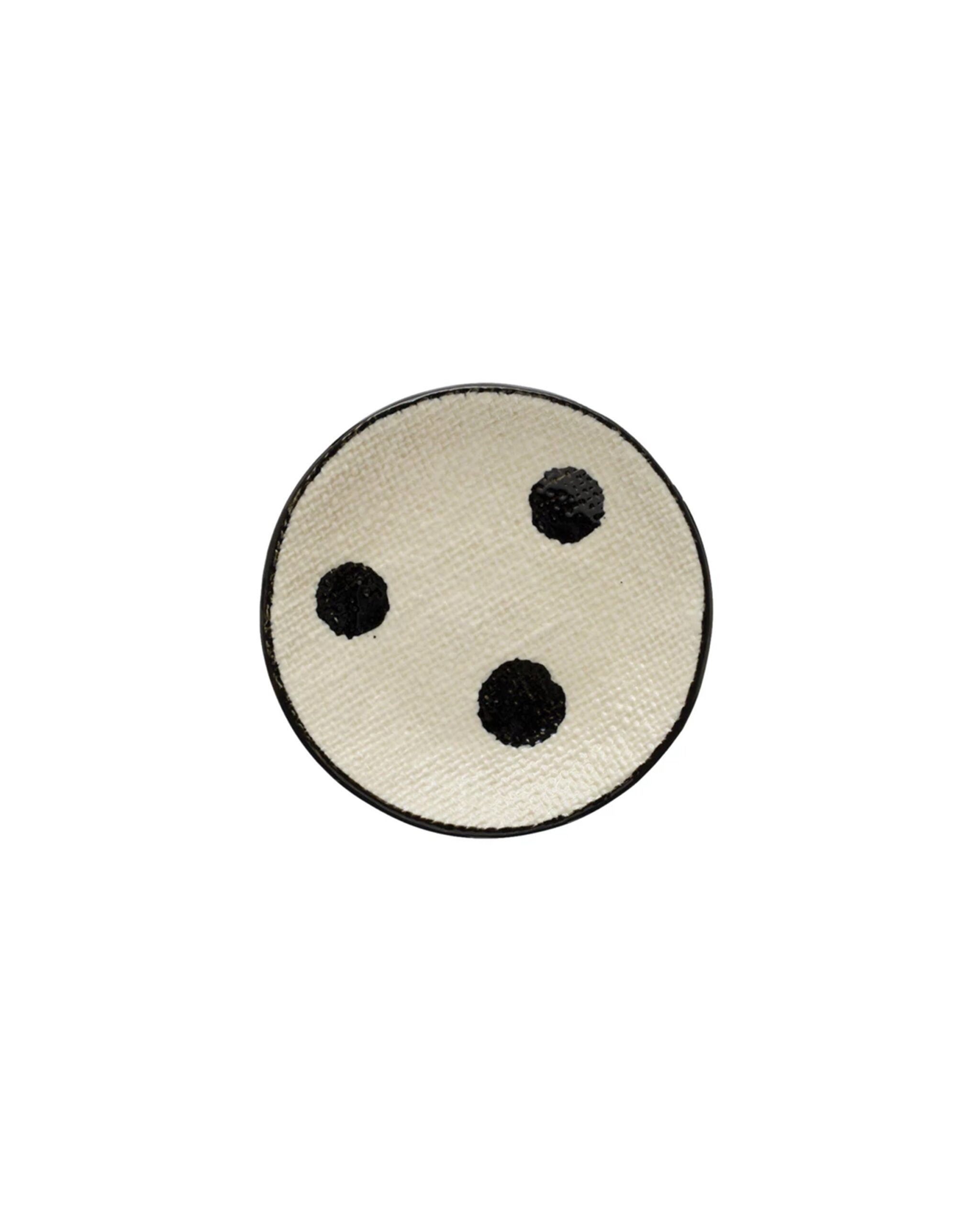 Stoneware Dish w/ Dots