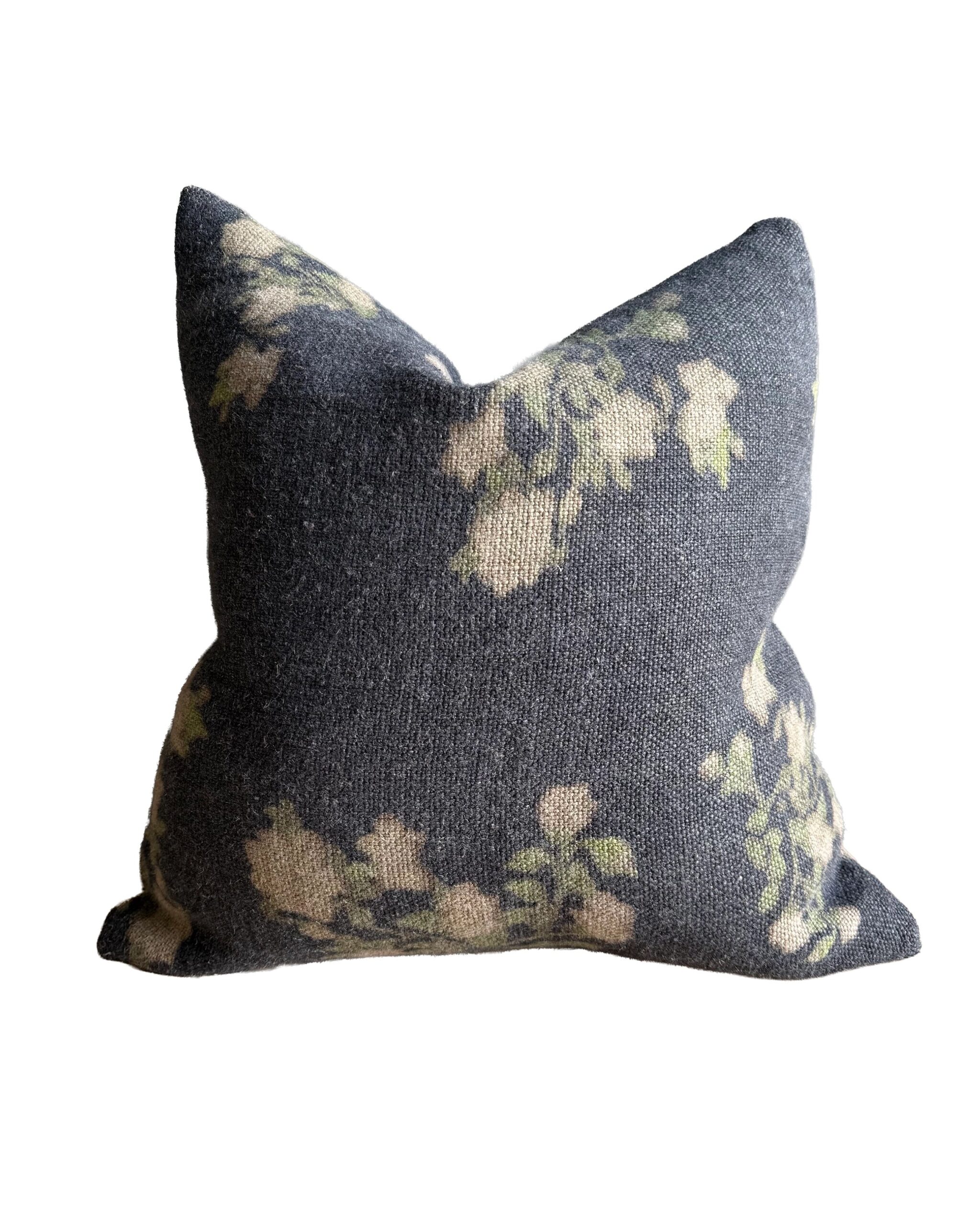 French Linen Roses Pillow