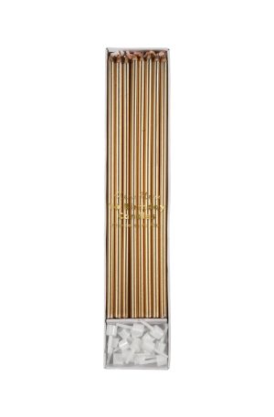 Gold Long Candles