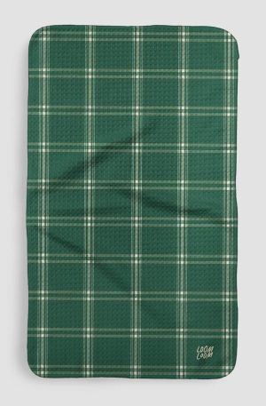 Evergreen Plaid Towel