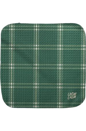 Green Plaid Dishcloth