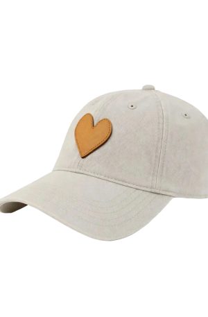 KR Leather Heart Hat