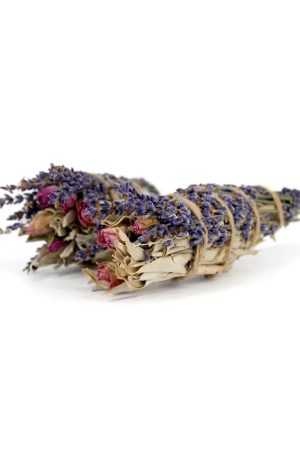 Lavender, Sage and Rose Smudge