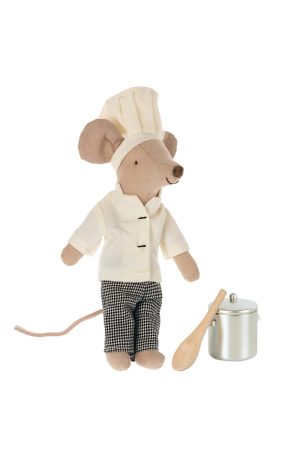 Maileg Chef Mouse W/ Pot / Big Brother