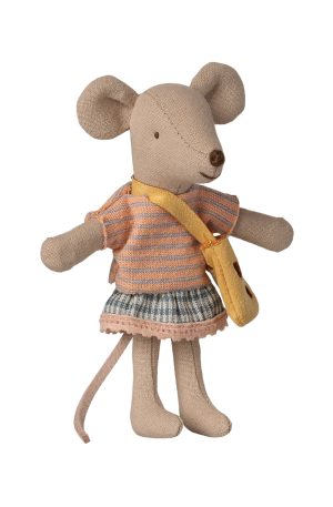 Maileg Little Sister Mouse W/ Bag