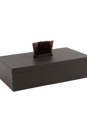 Harrington Box Graphite Leather