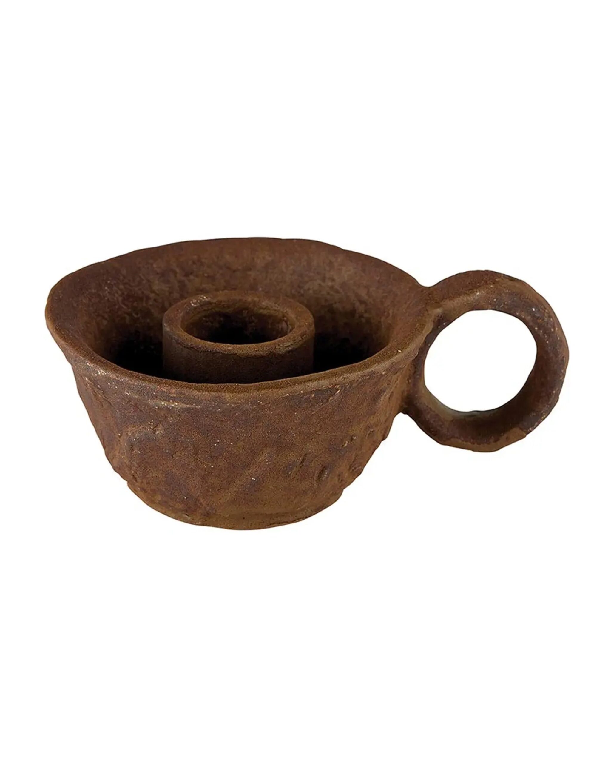 Mini Brown Candle Holder