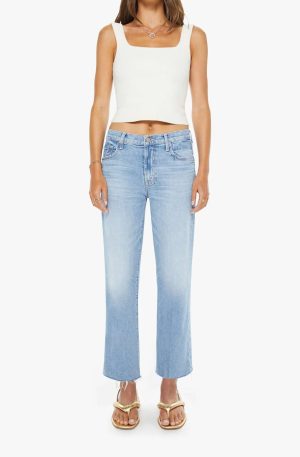 The Mid Rise Rambler Zip Ankle Fray