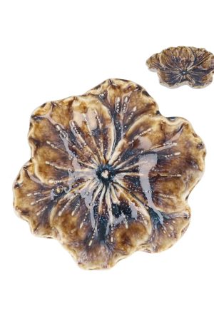 Nat. Stoneware Hellebore Trinket Dish