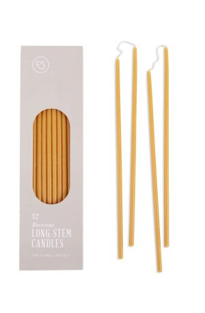 Long Stem Beeswax Candles