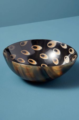 Peacock Horn Bowl L