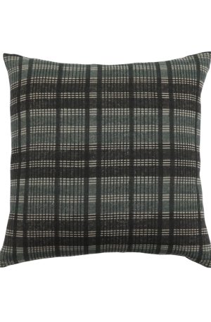 Plaid Graphite 24×24