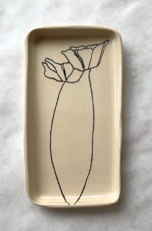 Floral Small Tray