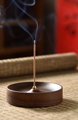 Walnut Wood Incense Burner