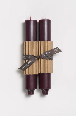 9″ Taper Candle/Sangria