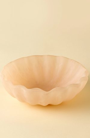 Scallop Resin Bowl